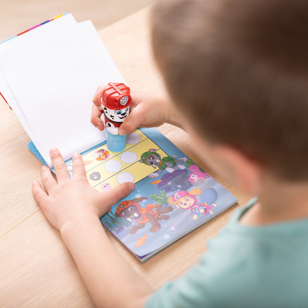Sticker WOW!™ PAW Patrol Marshall Bundle: Activity Pad & Sticker Stamper + Mini Activity Pad and 200 Refill Stickers