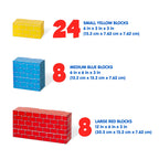 Deluxe Jumbo Cardboard Blocks - 40 Pieces