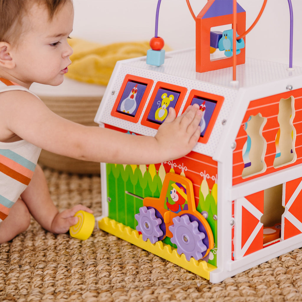 First Play Slide Sort & Roll Activity Barn