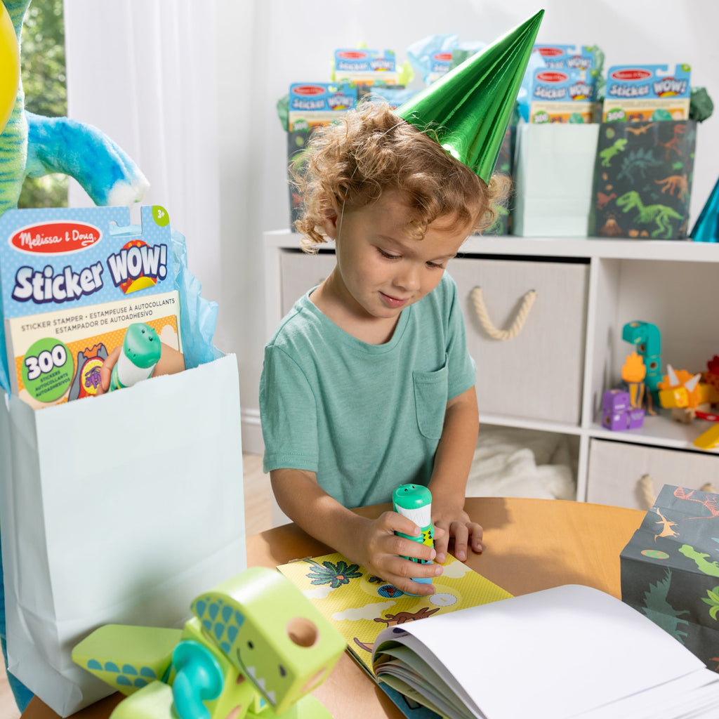 Sticker WOW!® Activity Pad & Sticker Stamper 12-PACK- Dinosaur
