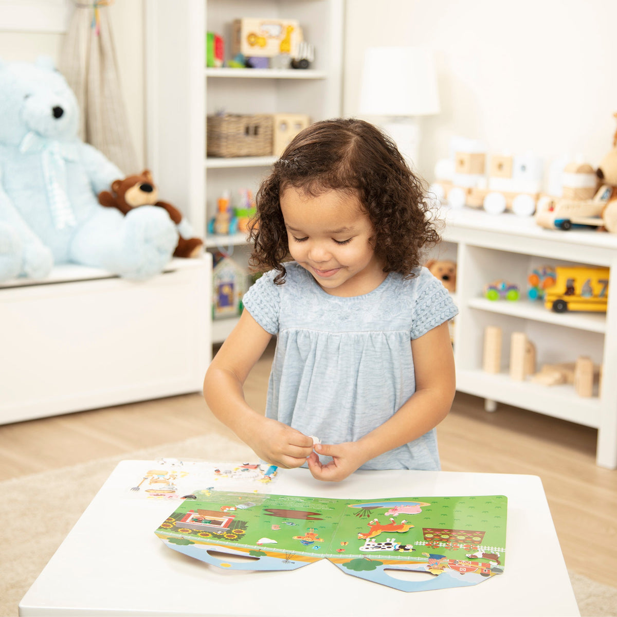 Puffy Sticker Play Set 3-Pack: On the Farm Safari Chipmunk House