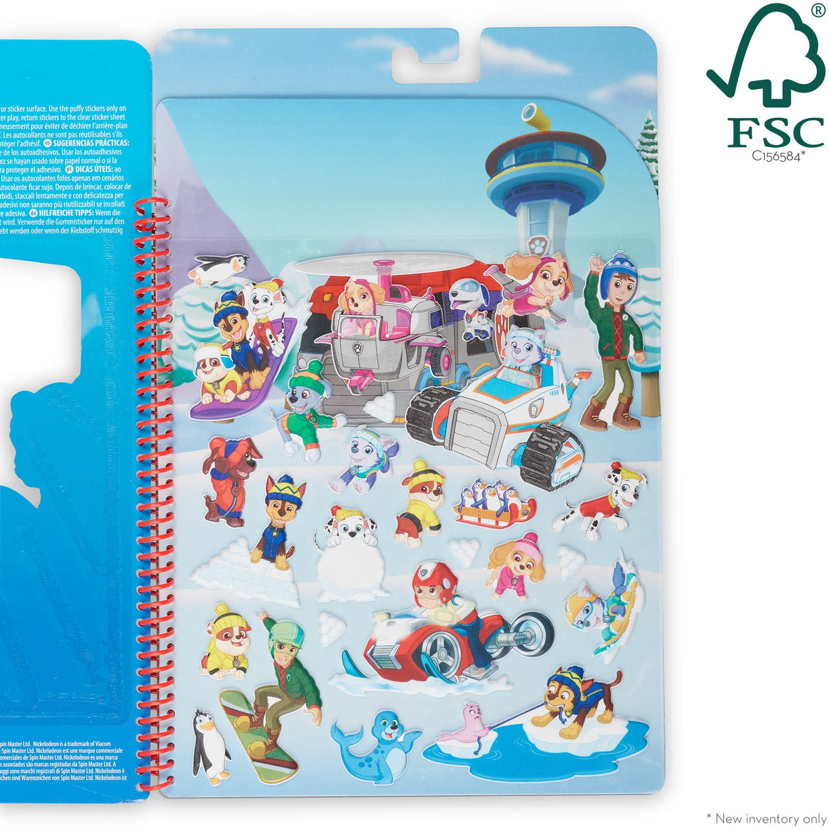 PAW Patrol Restickable Puffy Stickers -Jake's Mountain