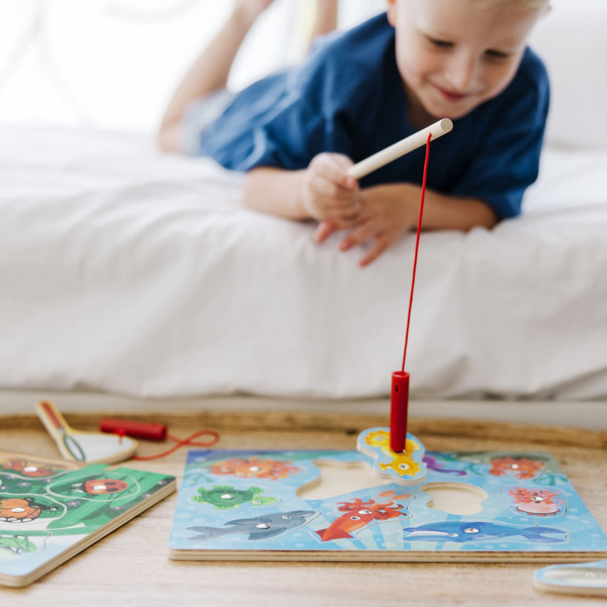 Bug-Catching Magnetic Puzzle Game