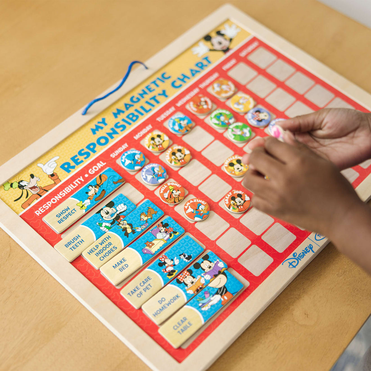 Mickey Mouse My Magnetic Responsibility Chart