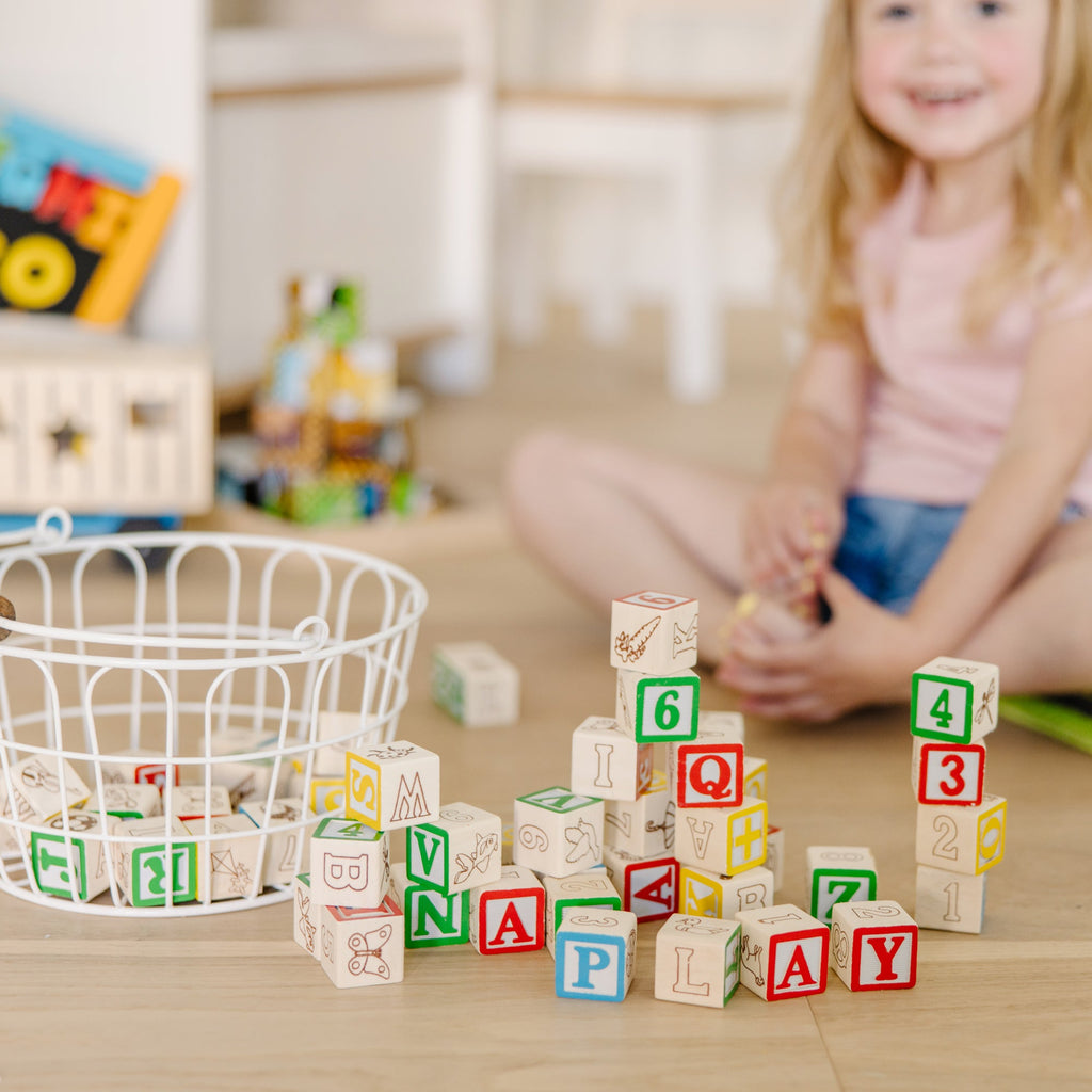 Wooden ABC\/123 Blocks