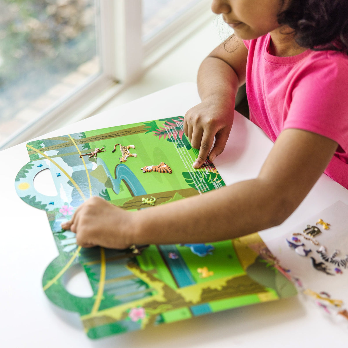 Puffy Sticker Play Set 3-Pack: On the Farm Safari Chipmunk House