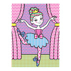My First Paint With Water Kids' Art Pad With Paintbrush - Cheerleaders Flowers Fairies and More