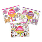 Princess Fairy Animals & More Coloring and Sticker Pad Bundle