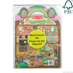 Puffy Sticker Play Set 3-Pack: On the Farm Safari Chipmunk House