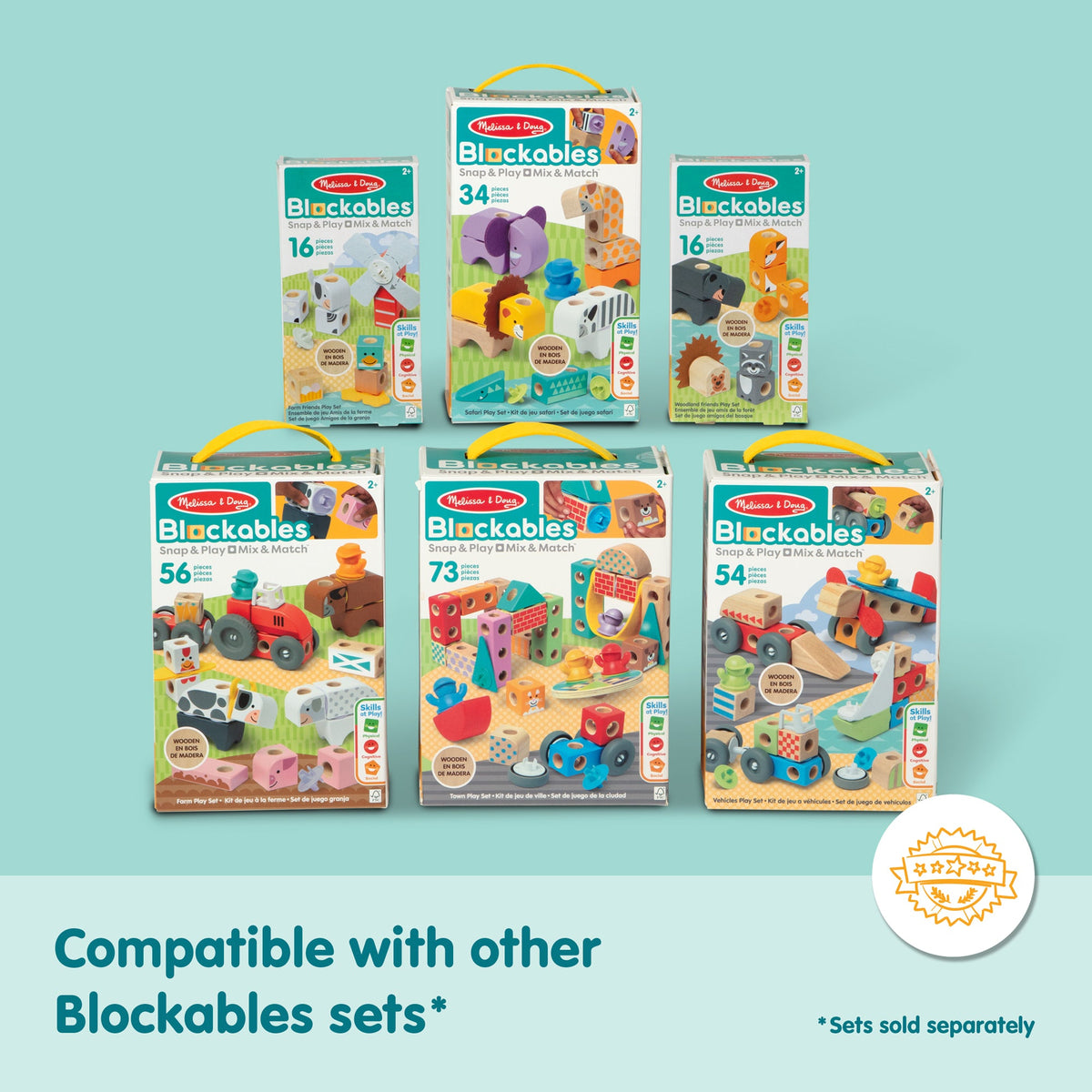 Blockables™ Vehicles Play Set