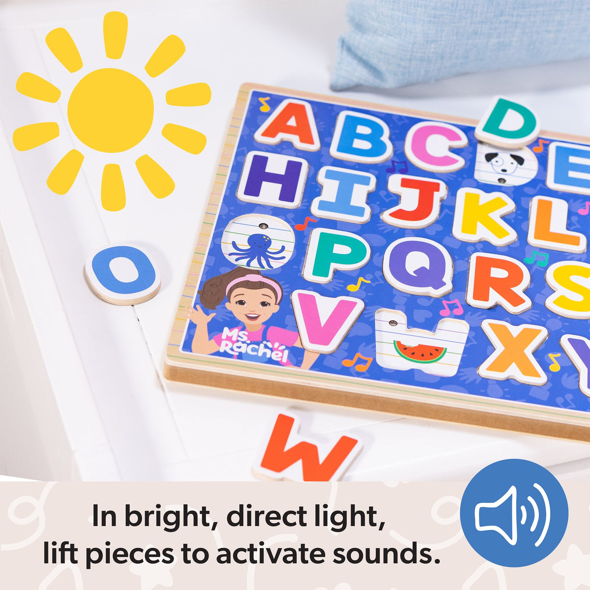 Ms. Rachel™Wooden Phonics Alphabet Sound Puzzle - 26 Pieces