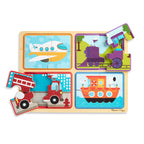 Natural Play Wooden Puzzle: Ready Set Go