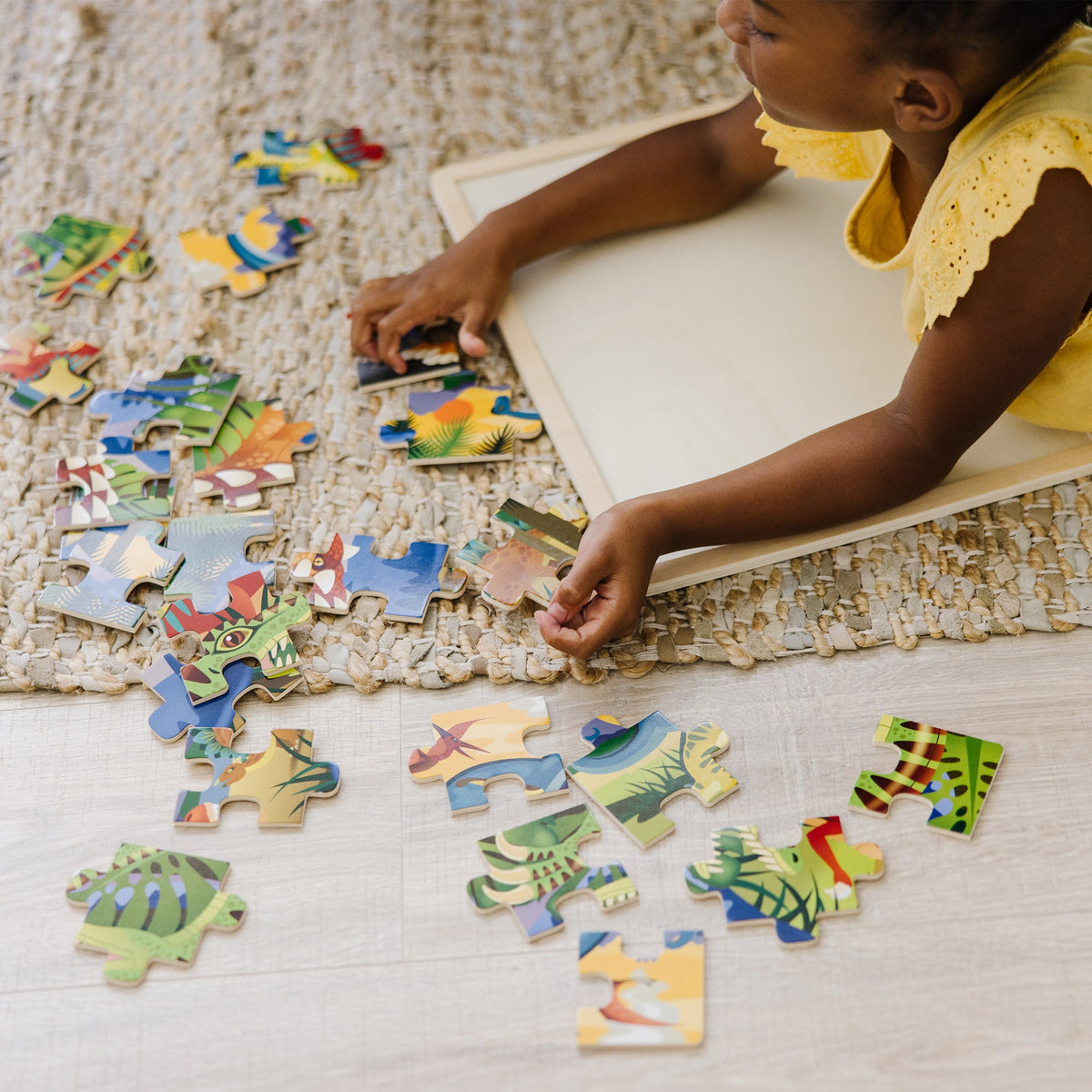Dinosaur Wooden Jigsaw Puzzle - 24 Pieces