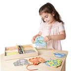 Alphabet Lacing Cards