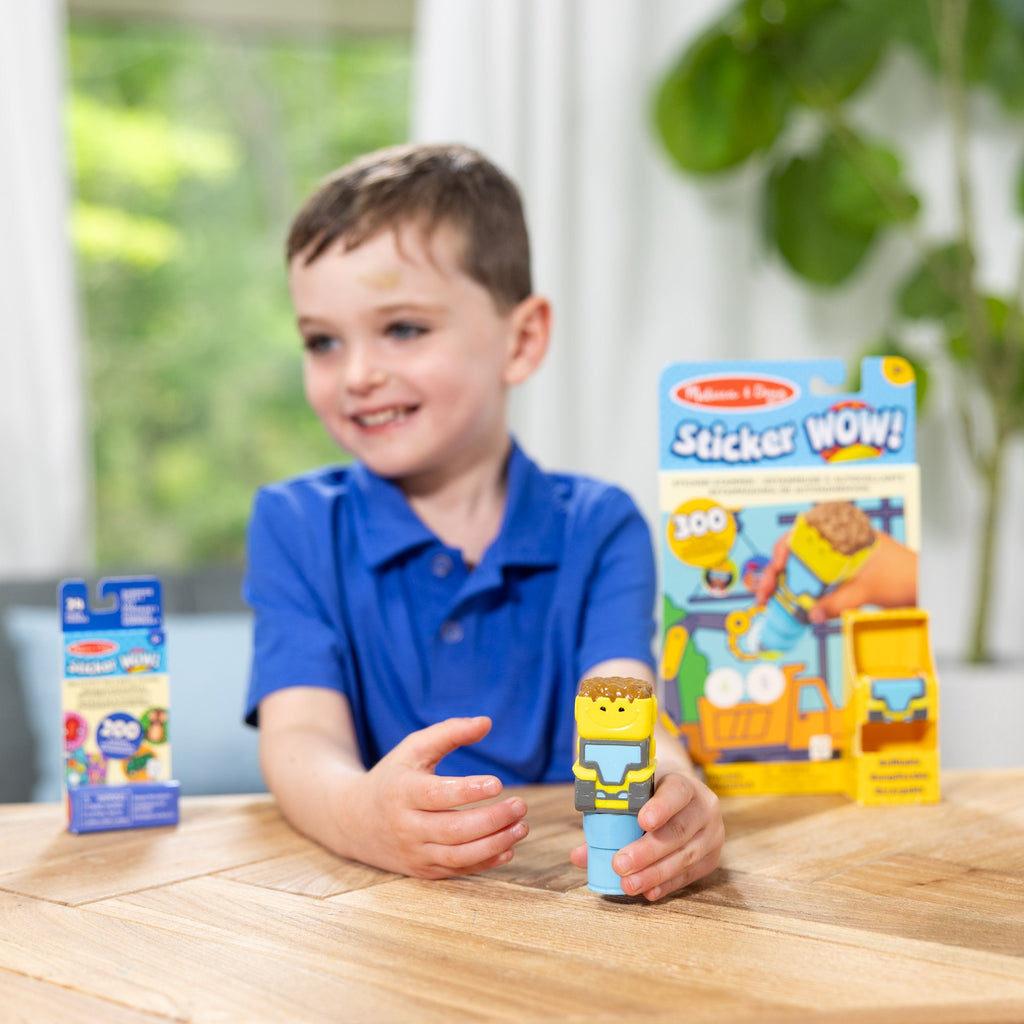 Sticker WOW!™ Activity Pad & Sticker Stamper - Bulldozer