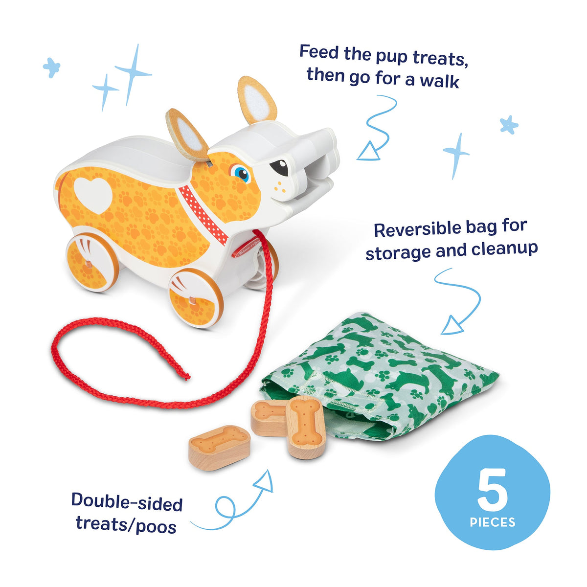 Feed Walk & Poo Pup Play Set
