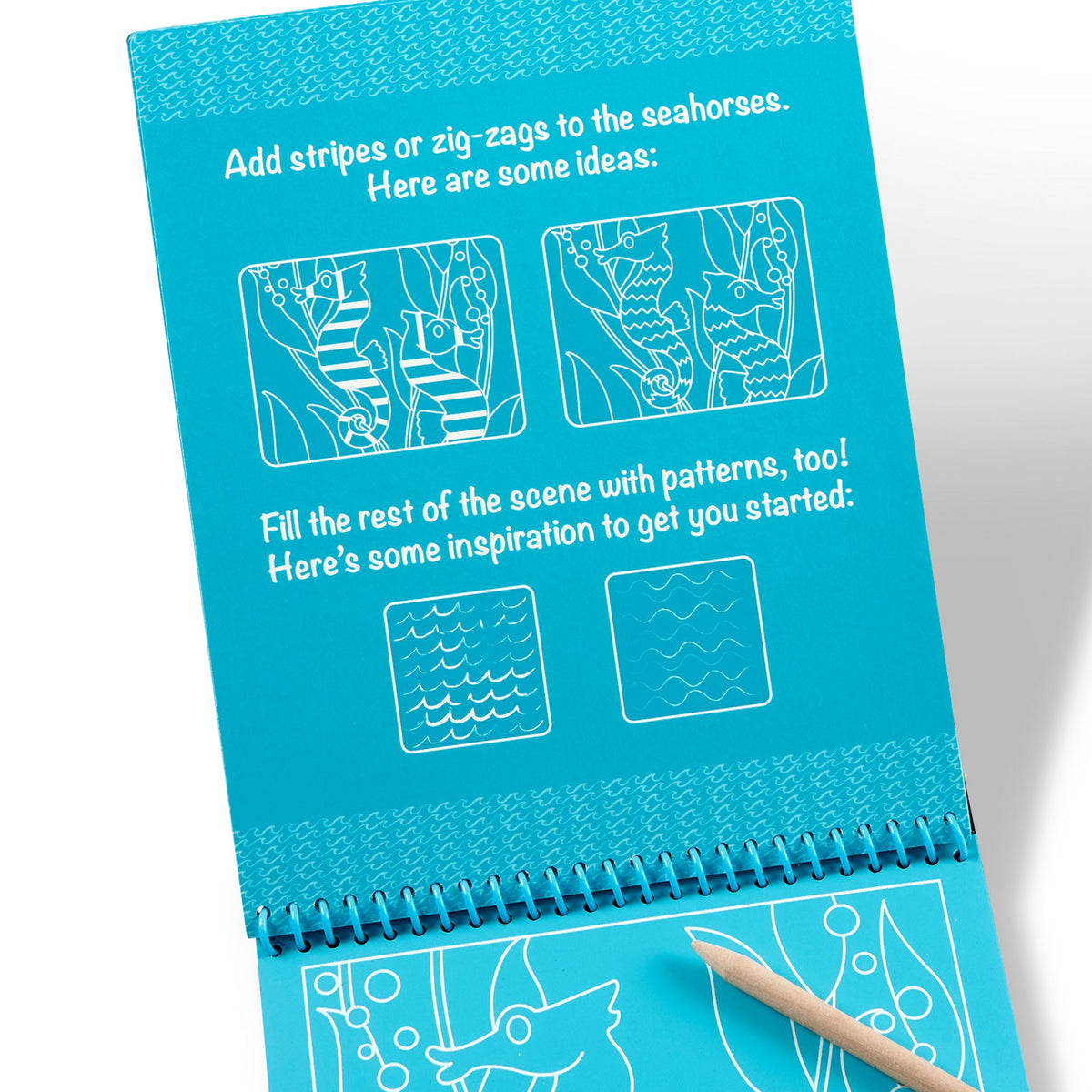 On the Go Scratch Art Color-Reveal Pad -Sea Life