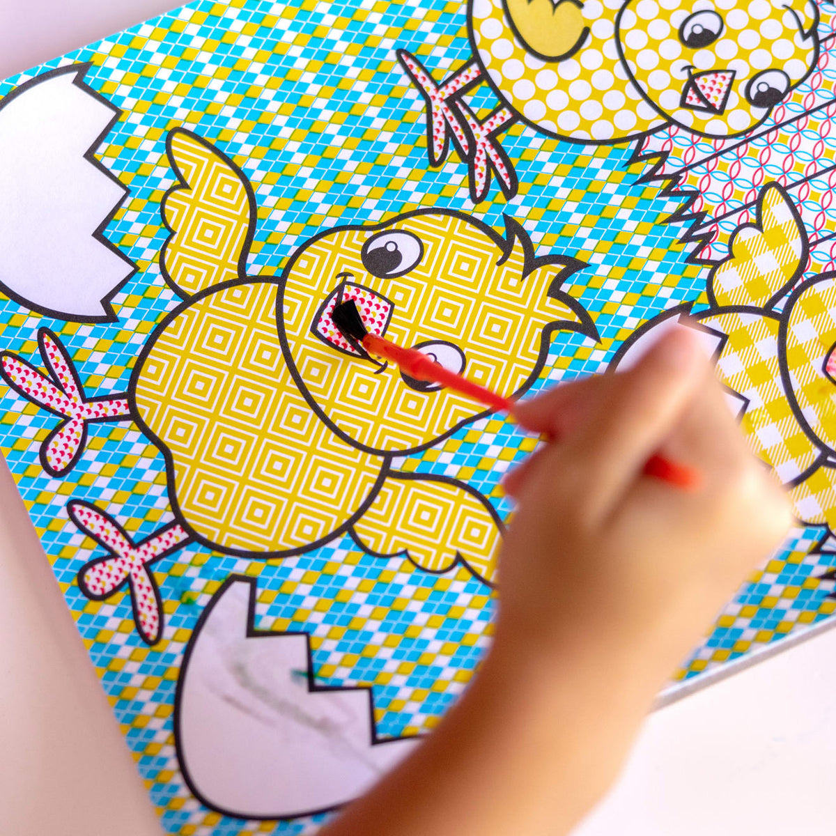 My First Paint With Water Kids' Art Pad With Paintbrush - Cheerleaders Flowers Fairies and More