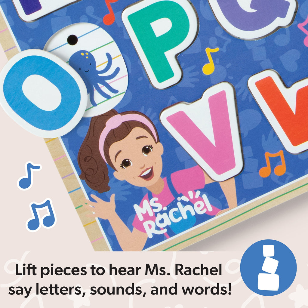 Ms. Rachel™Wooden Phonics Alphabet Sound Puzzle - 26 Pieces