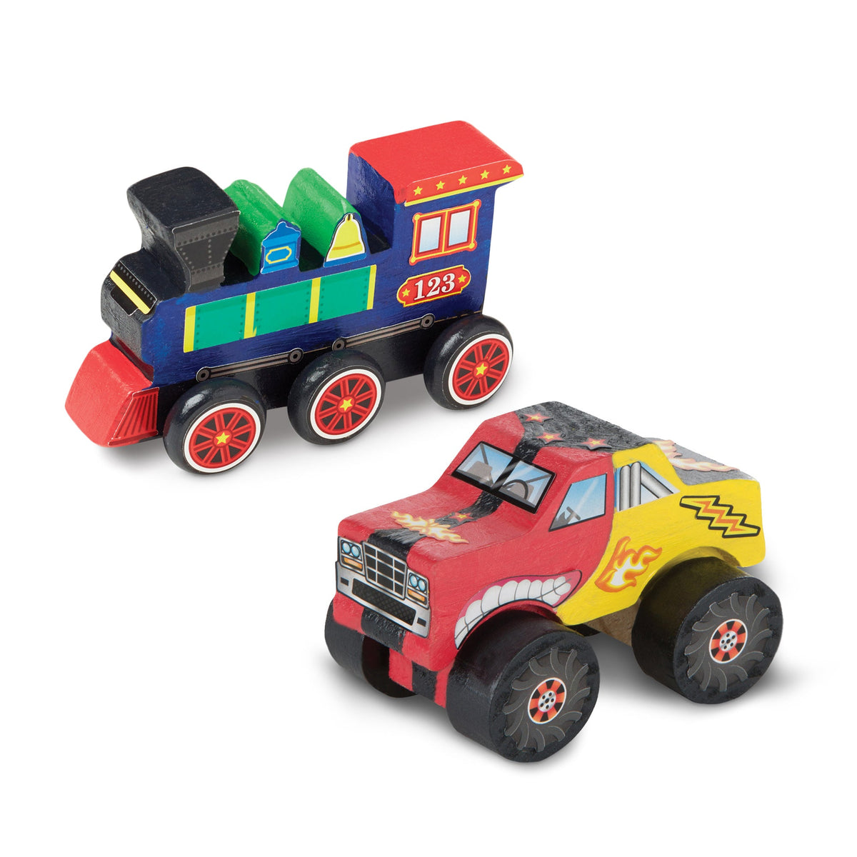 Created by Me!™ Vehicles Craft Kit 2-Pack: Monster Truck Train