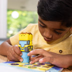 Sticker WOW!™ Bulldozer Bundle: Activity Pad & Sticker Stamper + Mini Activity Pad and 200 Refill Stickers