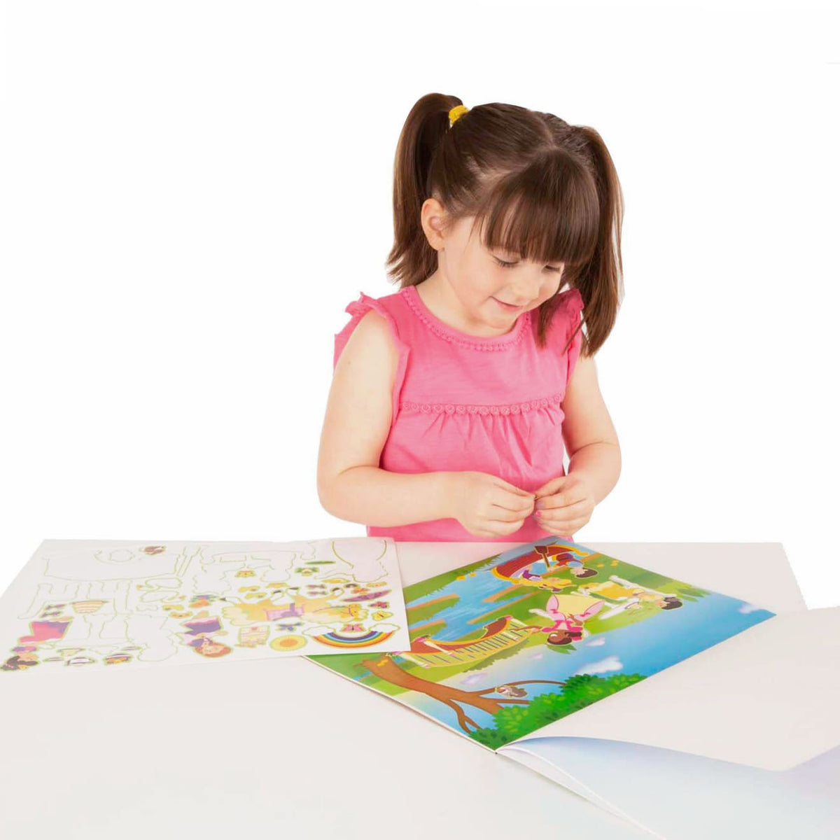 Reusable Sticker Pad Bundle - Fairy Princess Dress-Up and Play House