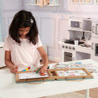 Natural Play: Play Draw Create Reusable Drawing & Magnet Kit – Ocean