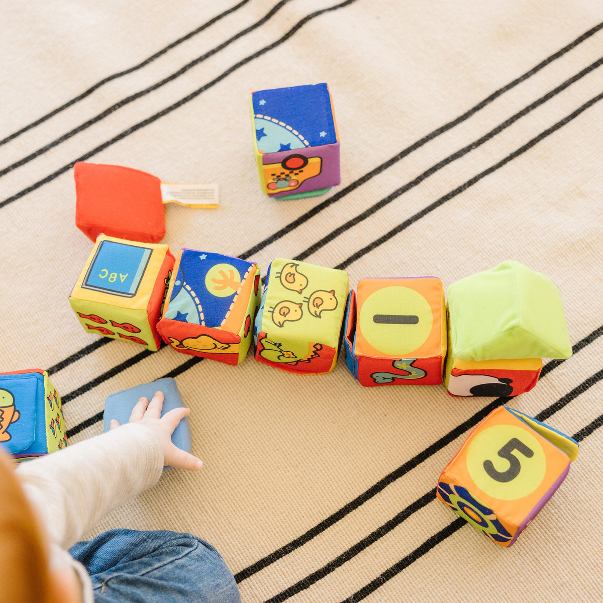 K's Kids Match and Build Soft Blocks