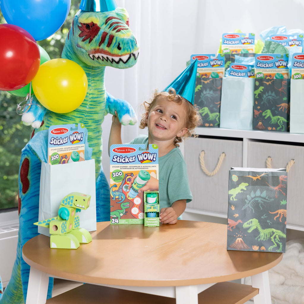 Sticker WOW!® Activity Pad & Sticker Stamper 12-PACK- Dinosaur