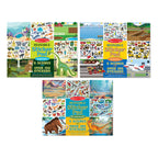 Reusable Sticker Pad 3-Pack: Vehicles Habitats Prehistoric