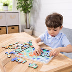 Wooden Underwater Gear Puzzle – 18 Pieces