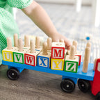 Alphabet Blocks Wooden Truck