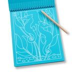 On the Go Scratch Art Color-Reveal Pad -Sea Life