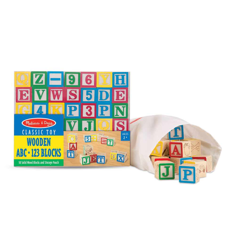Wooden ABC\/123 Blocks
