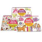 Princess Fairy Animals & More Coloring and Sticker Pad Bundle
