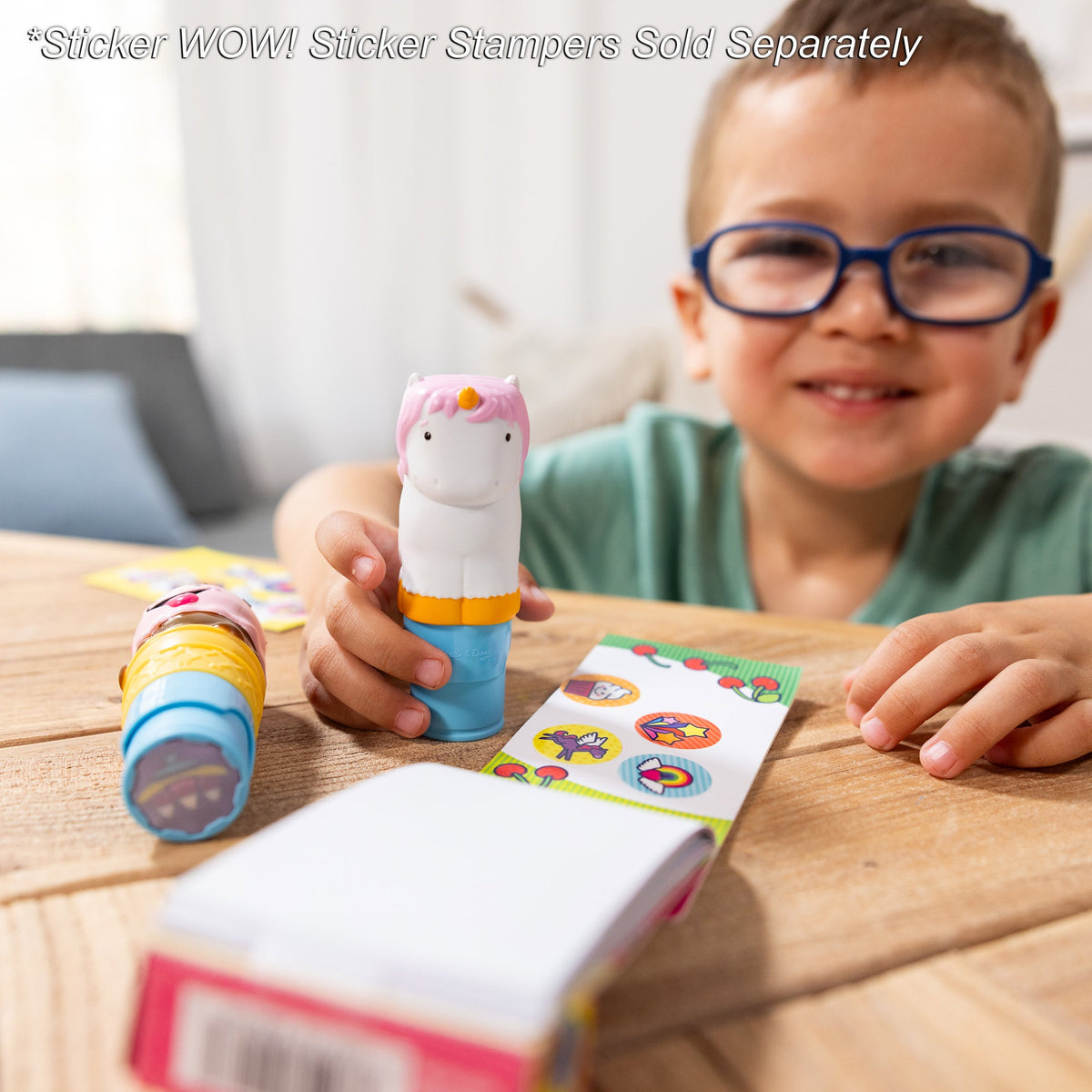 Sticker WOW!® Mini Activity Pad & Refill Stickers - Favorite Things (200+ Stickers Stamper Not Included)