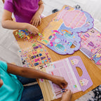 Puffy Sticker Bundle - Dress-Up Princess and Mermaid