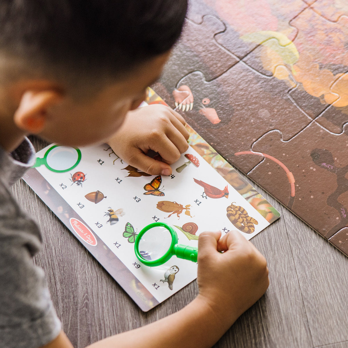 Let's Explore Double-Sided Seek & Find Puzzle