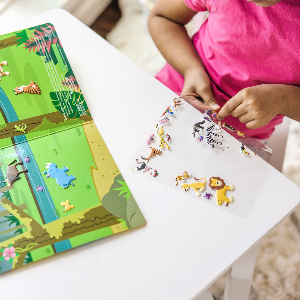 Puffy Sticker Play Set 3-Pack: On the Farm Safari Chipmunk House