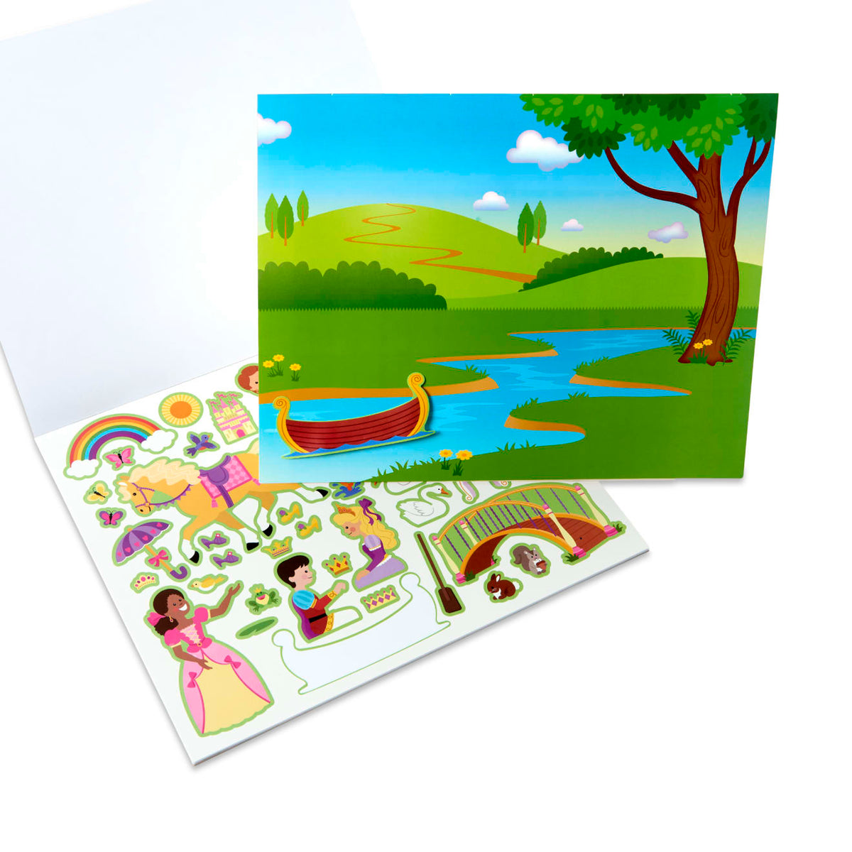 Reusable Sticker Pad Bundle - Fairy Princess Dress-Up and Play House