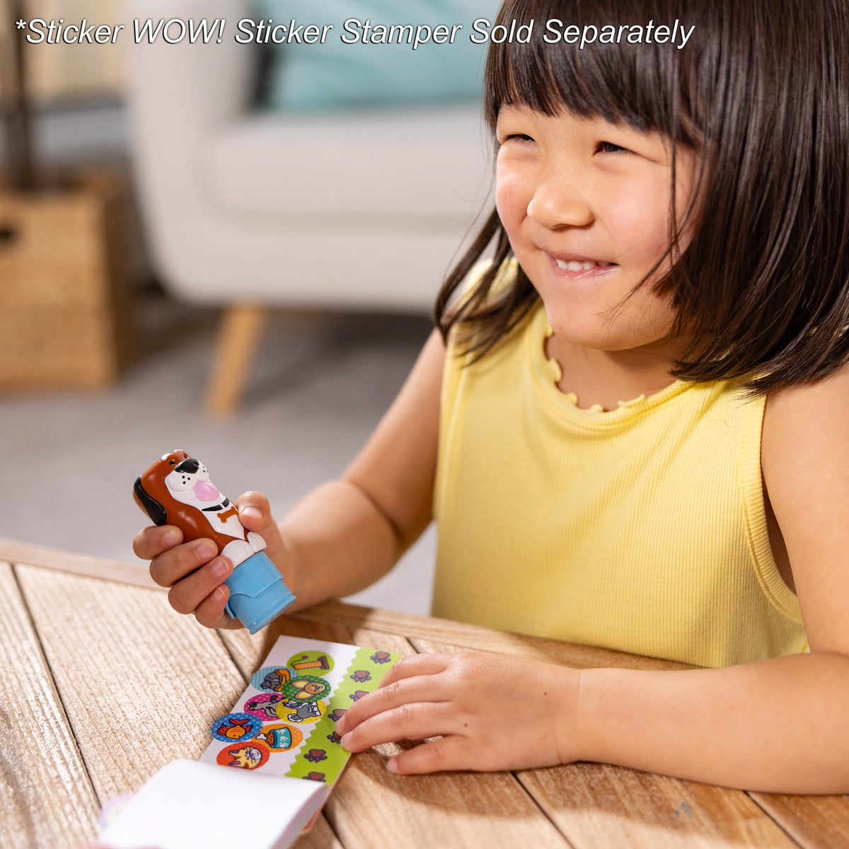 Sticker WOW!® Mini Activity Pad & Refill Stickers - Pets (200+ Stickers Stamper Not Included)