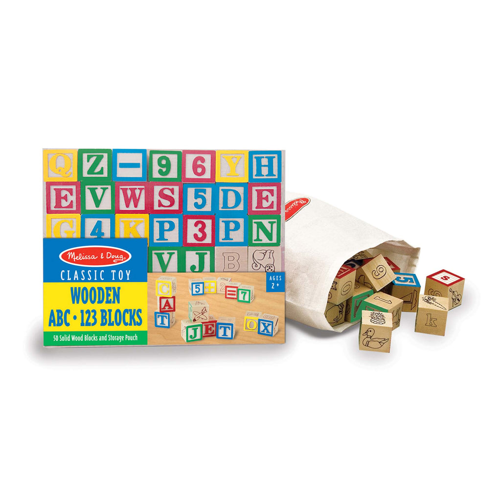 Wooden ABC\/123 Blocks