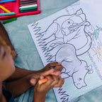 Jumbo Coloring Pad - Animals