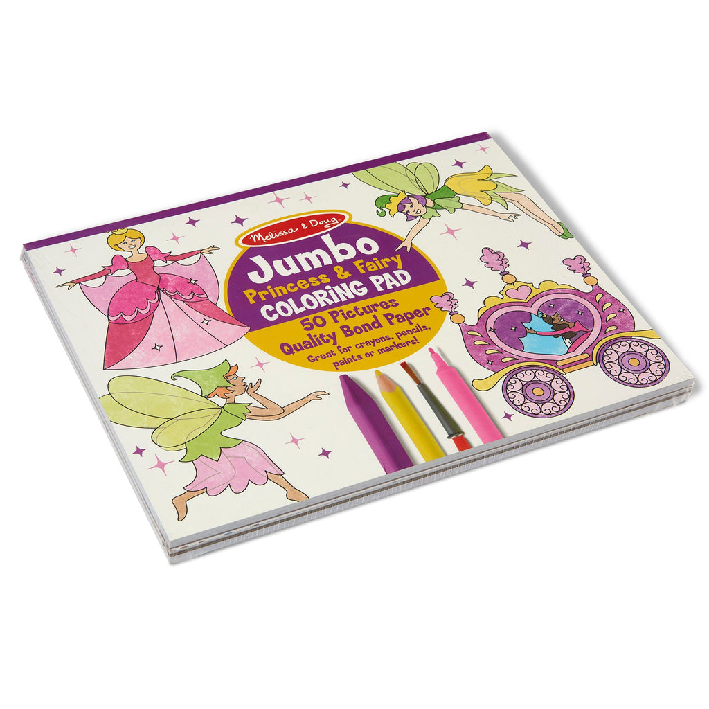Princess Fairy Animals & More Coloring and Sticker Pad Bundle