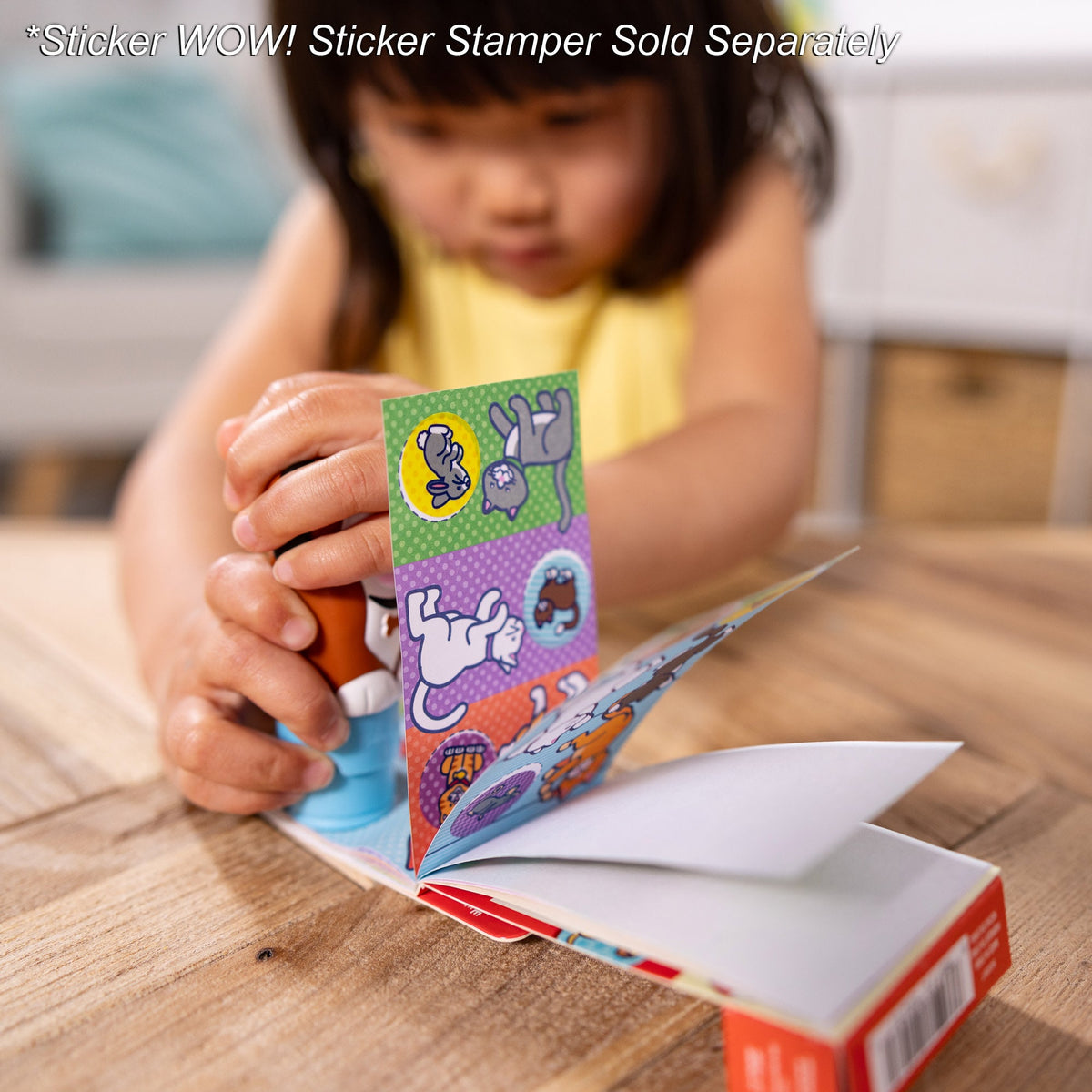 Sticker WOW!® Mini Activity Pad & Refill Stickers - Pets (200+ Stickers Stamper Not Included)