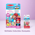 Sticker WOW!™ Disney Ariel Bundle: Activity Pad & Sticker Stamper + Mini Activity Pad and 200 Refill Stickers