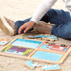 Natural Play Wooden Puzzle: Ready Set Go