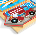 Natural Play Wooden Puzzle: Ready Set Go