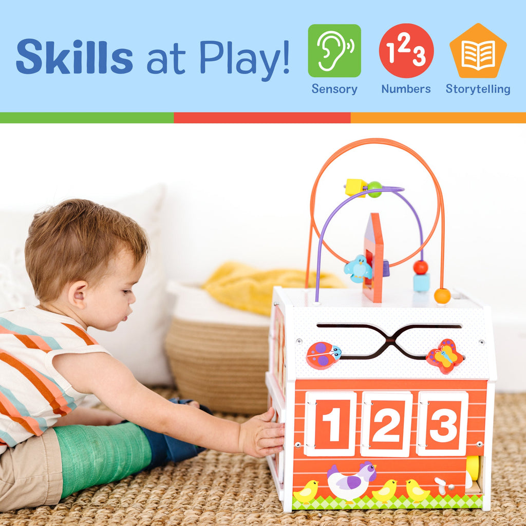 First Play Slide Sort & Roll Activity Barn
