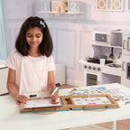 Natural Play: Play Draw Create Reusable Drawing & Magnet Kit – Ocean